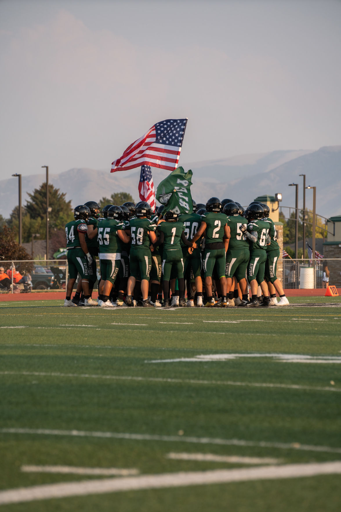 Burley and Buhl Football Game